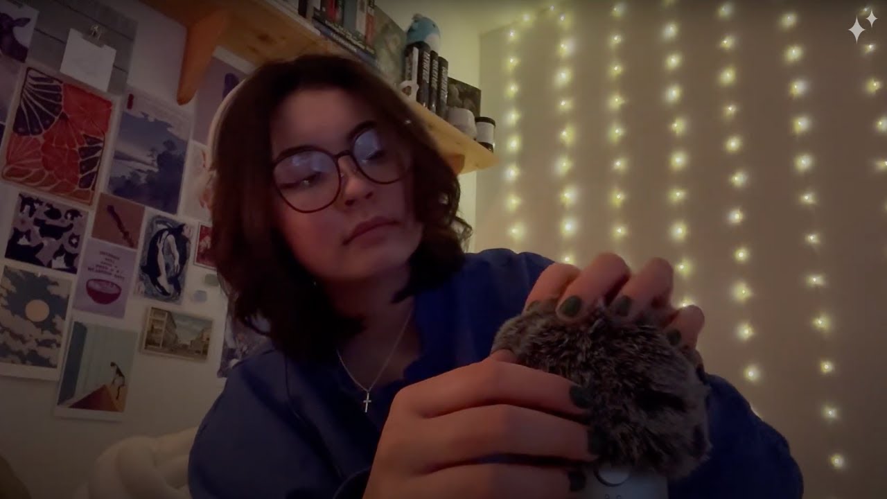 ｡･:*˚:✧｡ ASMR to help you drift to sleep ☽ (fluffy mic scratching, close whispers, etc.)