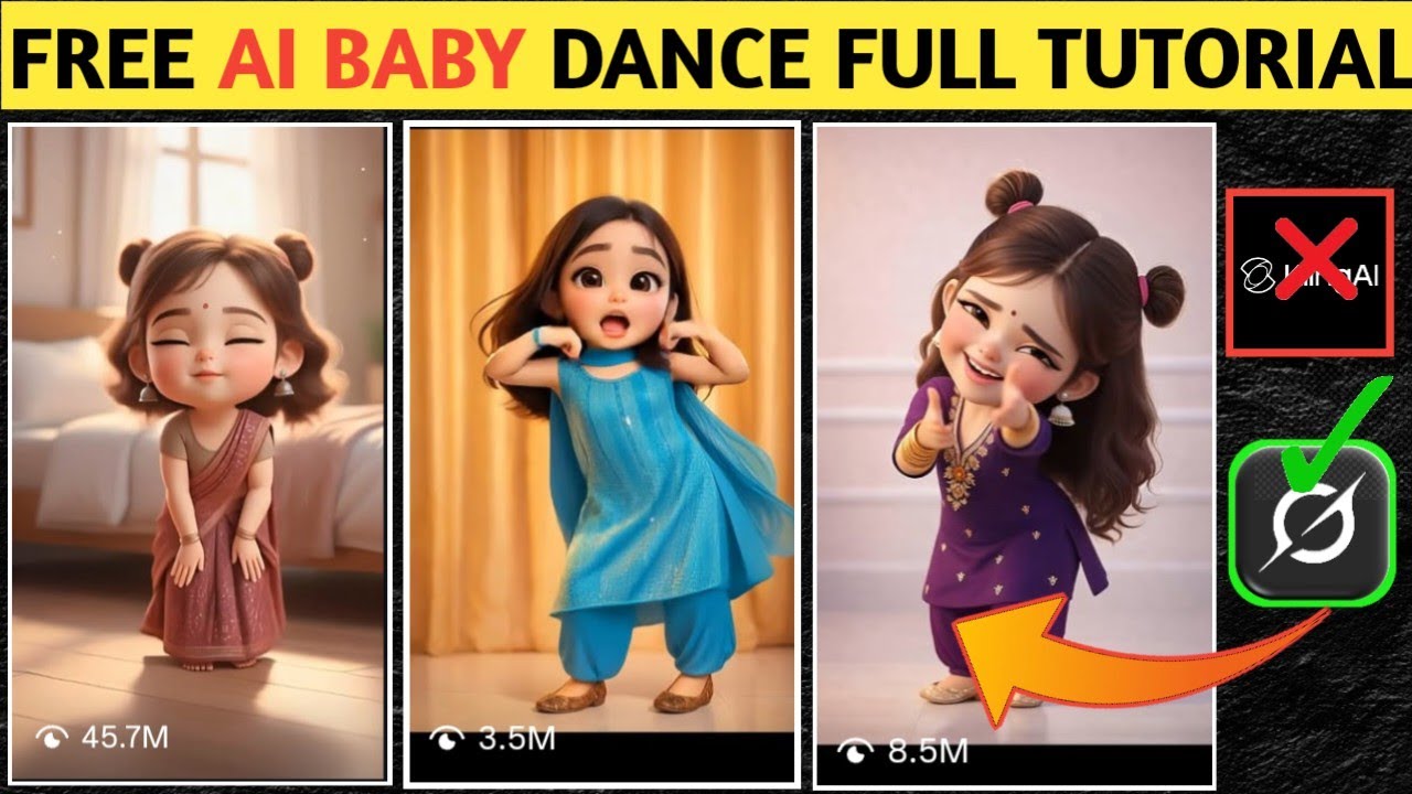 AI Baby Dance Video Kaise Banaye 😱 | Sirf 1 Photo Se | Free & Unlimited 🔥 | Viral Reels Trick
