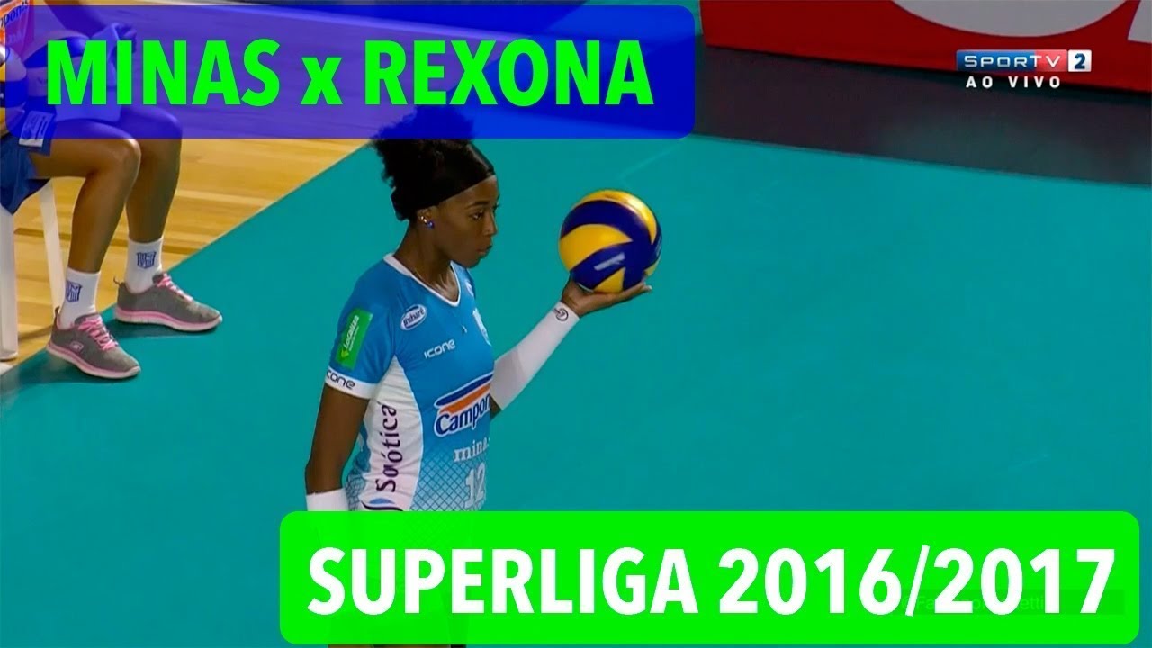 Minas x Rexona - Turno - Superliga de Vôlei Feminino 2016-2017