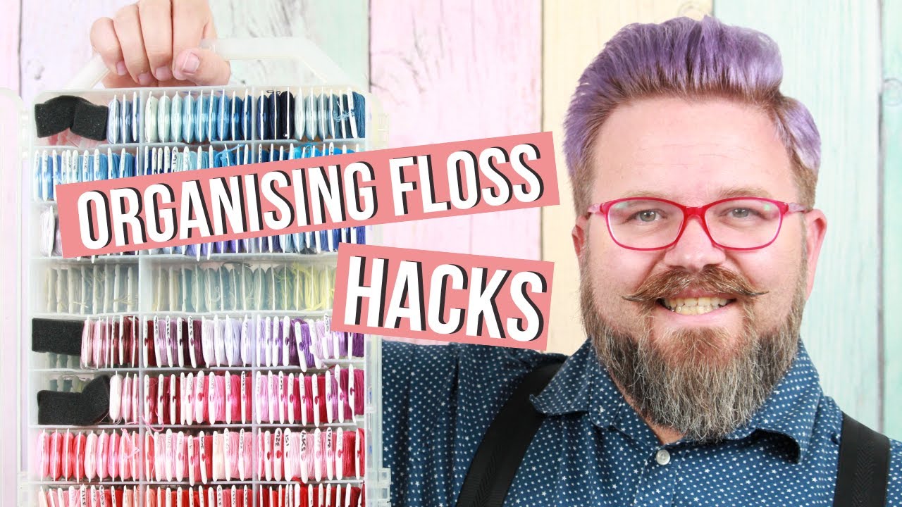 Как организовать нити для вышивки крестом | Caterpillar Cross Stitch