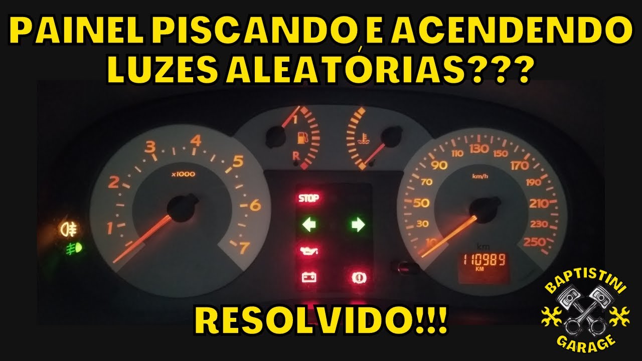 Como resolver problema no painel - Linha Renault - Luzes piscando 