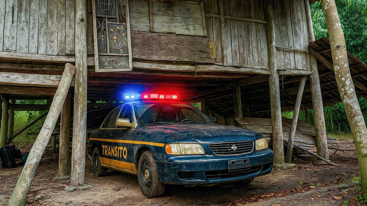 I Discovered and Restored a Severely Damaged AMERICAN POLICE Car Hidden Beneath an Abandoned House