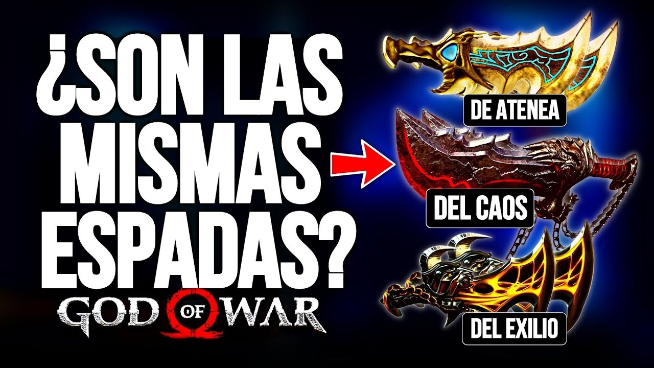 &iquest;LAS ESPADAS DEL CAOS, ATENEA Y EXILIO SON LAS MISMAS? - God of War | Explicaci&oacute;n con Hip&oacute;tesis 🔥