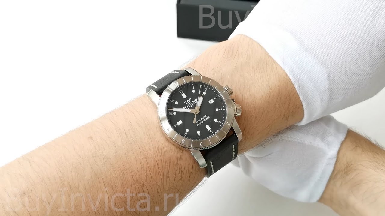 Glycine Airman Double Twelve GL0063 Automatic Men's Watch 42mm | Механические Мужские Часы Гляйсин