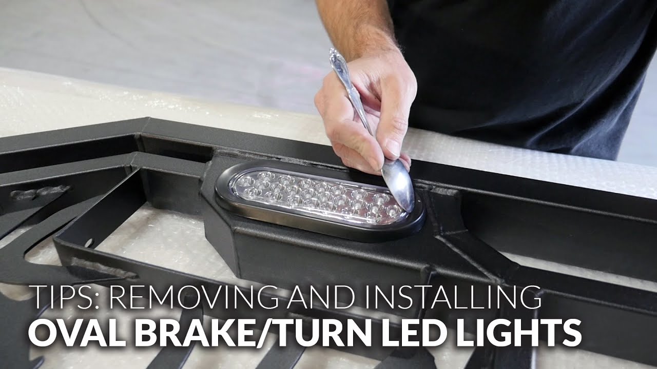 Tips on Removing and Installing Oval Brake Turn LED Lights