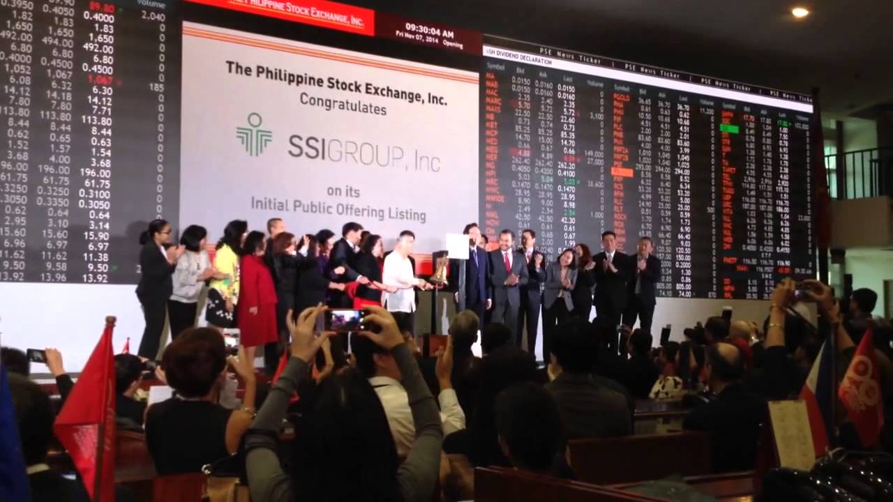 IPO - SSI GROUP, INC. Listing Ceremony @ Philippine Stock Exchange (PSE)
