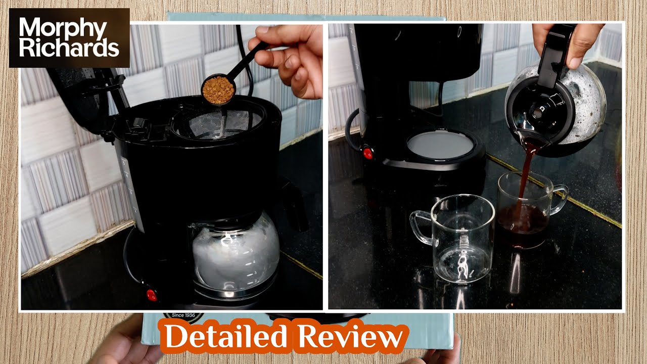 Morphy Richards Coffee maker | Europa Drip | Review & Demo | Demo of Instant coffee & Filter coffee