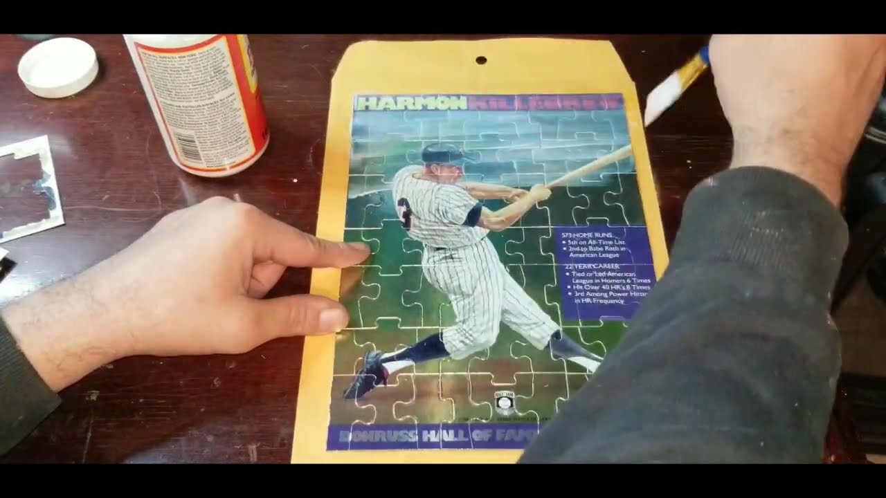 I got another vintage baseball puzzle for my collection