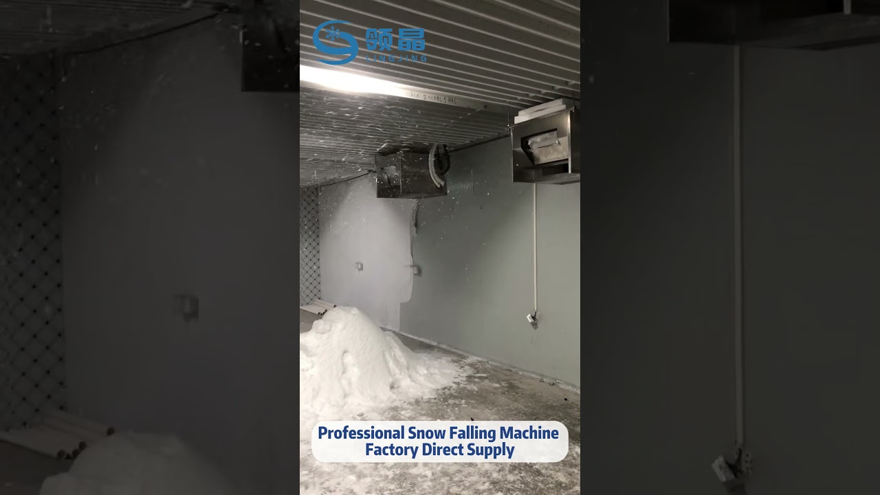 ❄️Using Our Indoor Snow Machine In Any Place | Realistic Snowfall Demo