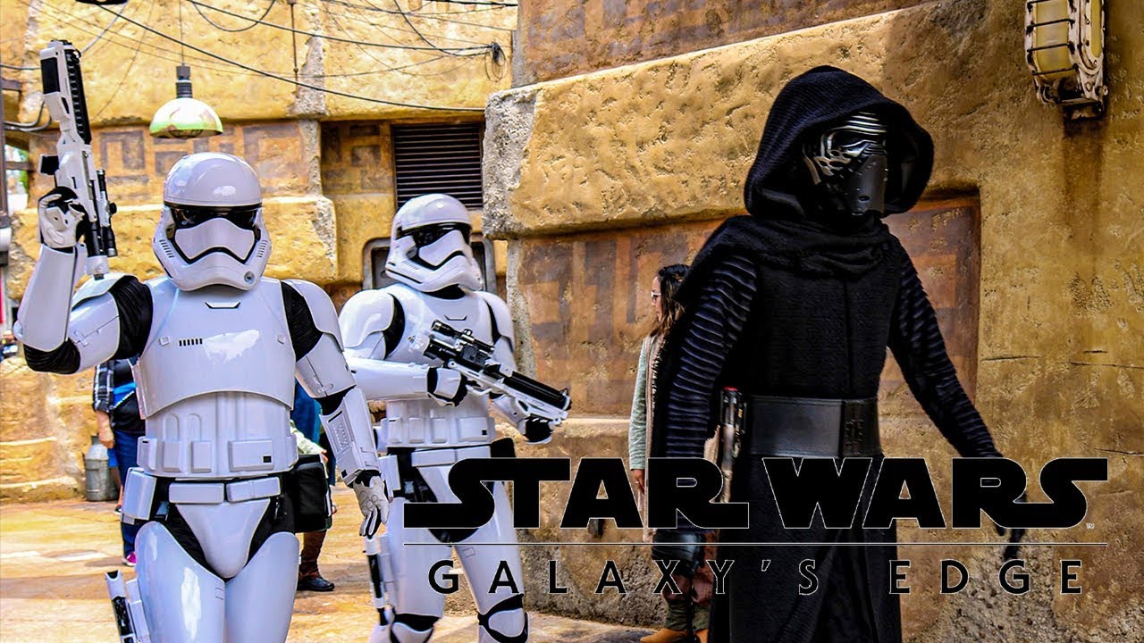 Kylo Ren Patrols Black Spire Outpost  Star Wars Galaxy's Edge