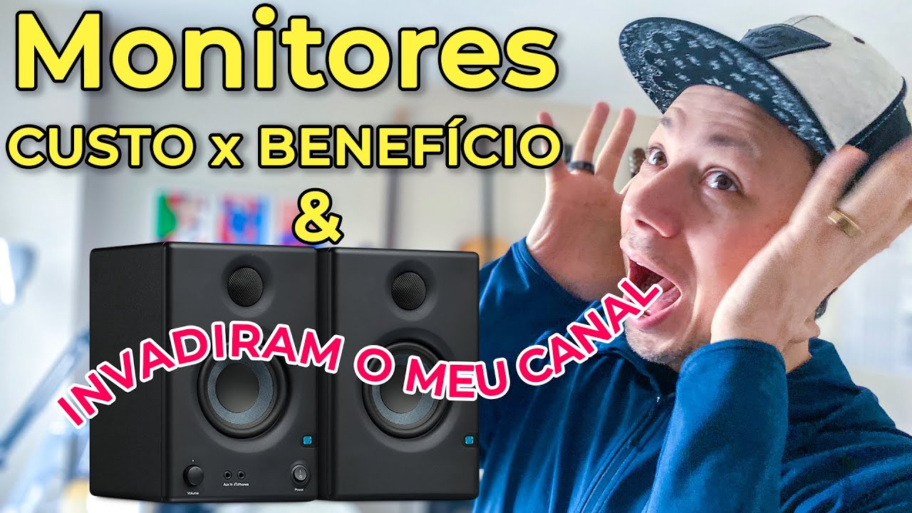 MONITOR CUSTO x BENEFÍCIO Presonus Eris 3.5 Monitores de referência caixas Yamaha, Edifier Mixagem