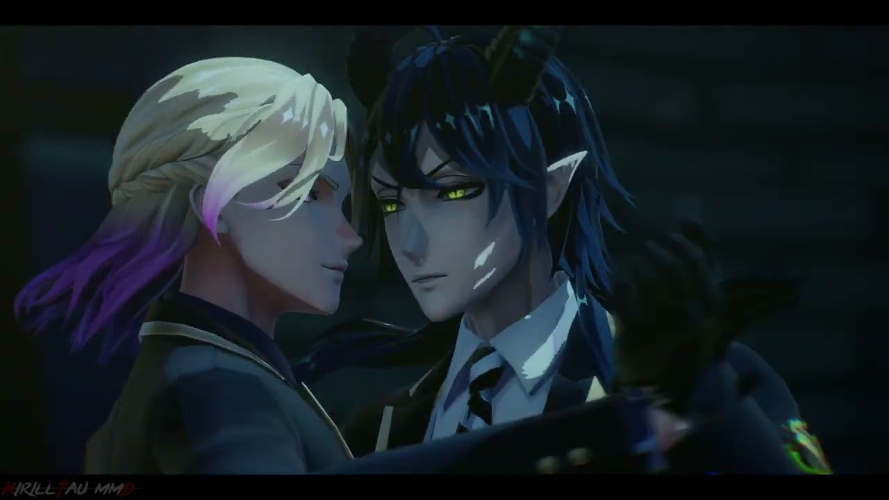 [MMD x Twisted Wonderland] || されば君、かなし【Vil Schoenheit and Malleus Draconia】【Mallvil】