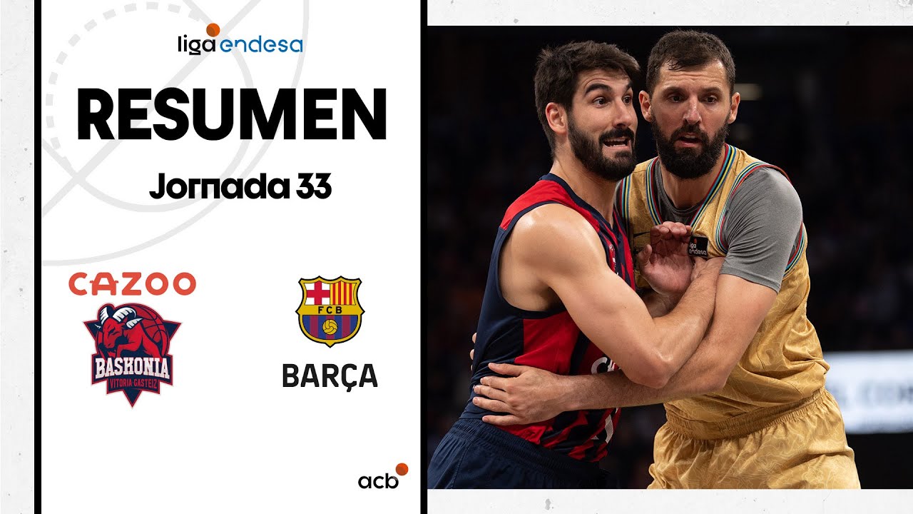 Cazoo Baskonia - Barça (84-91) RESUMEN | Liga Endesa 2022-23