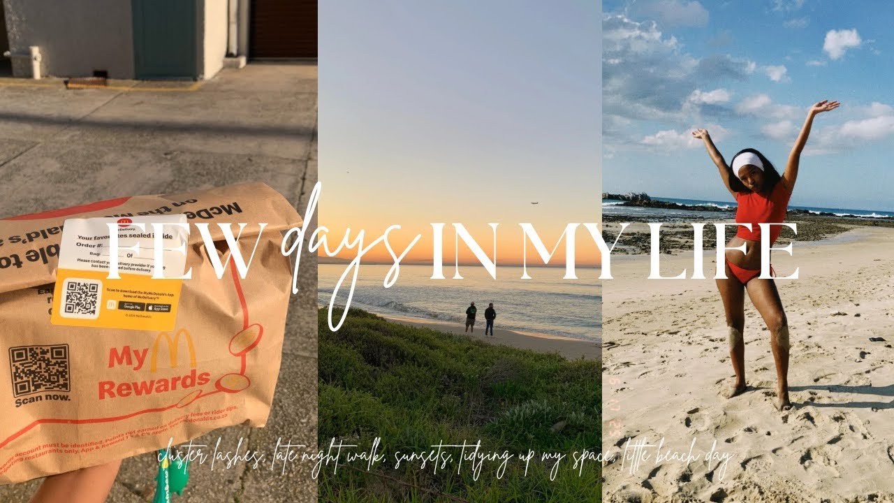 Few days in my life | beach day | hot girl walk