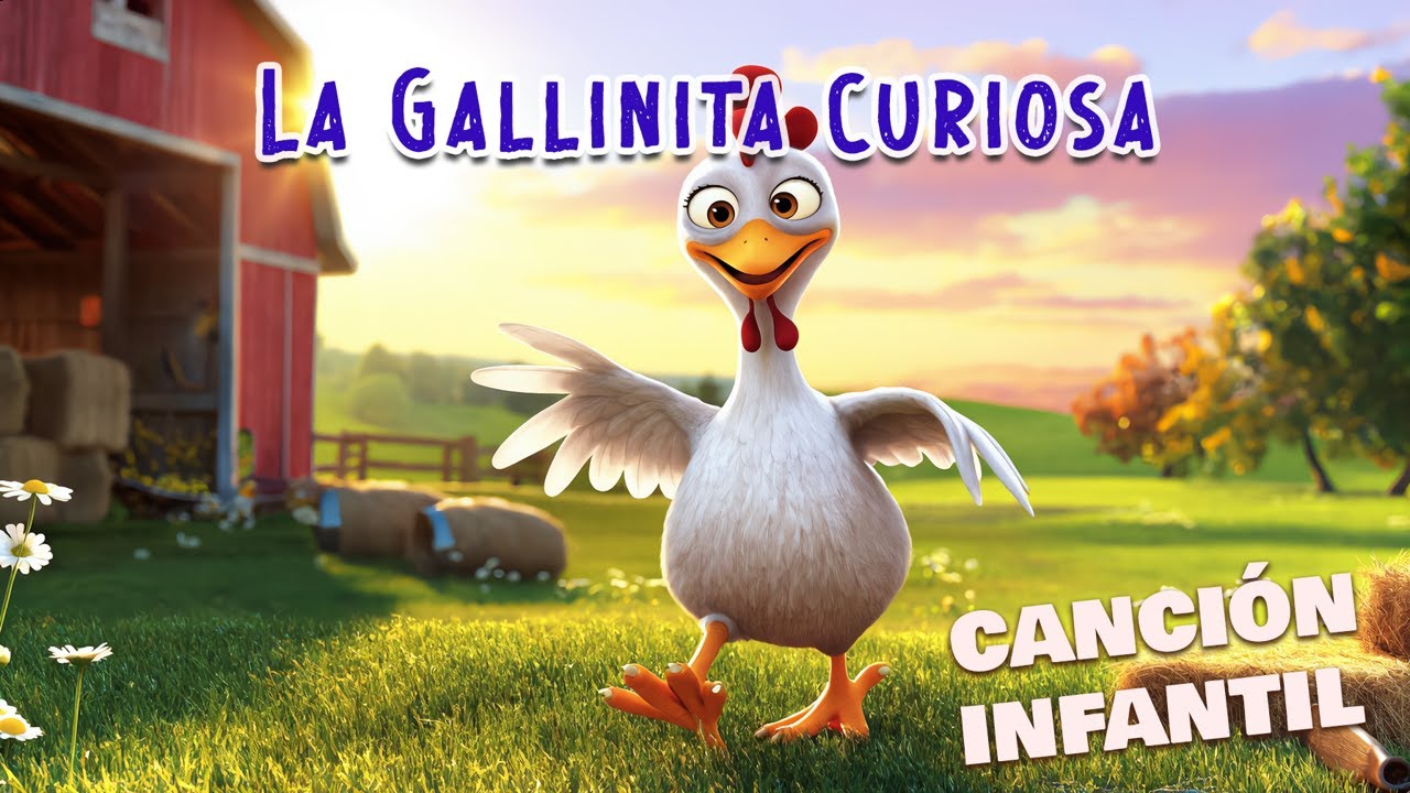 La Gallinita Curiosa 🌷 | ¡La Gallinita comparte jugos fríos tras corretear! 🧃🐔