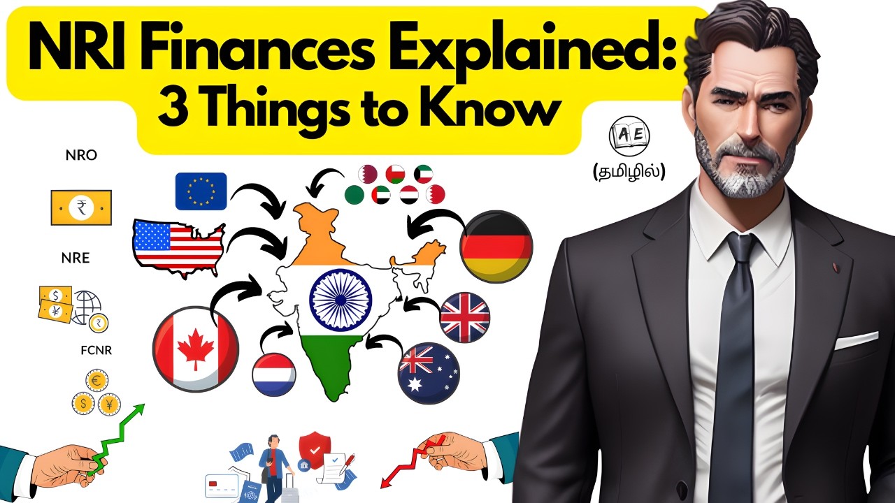 NRI Finances Explained (Tamil) | NRE VS NRO | How to Invest as an NRI |  3 Things almost everything