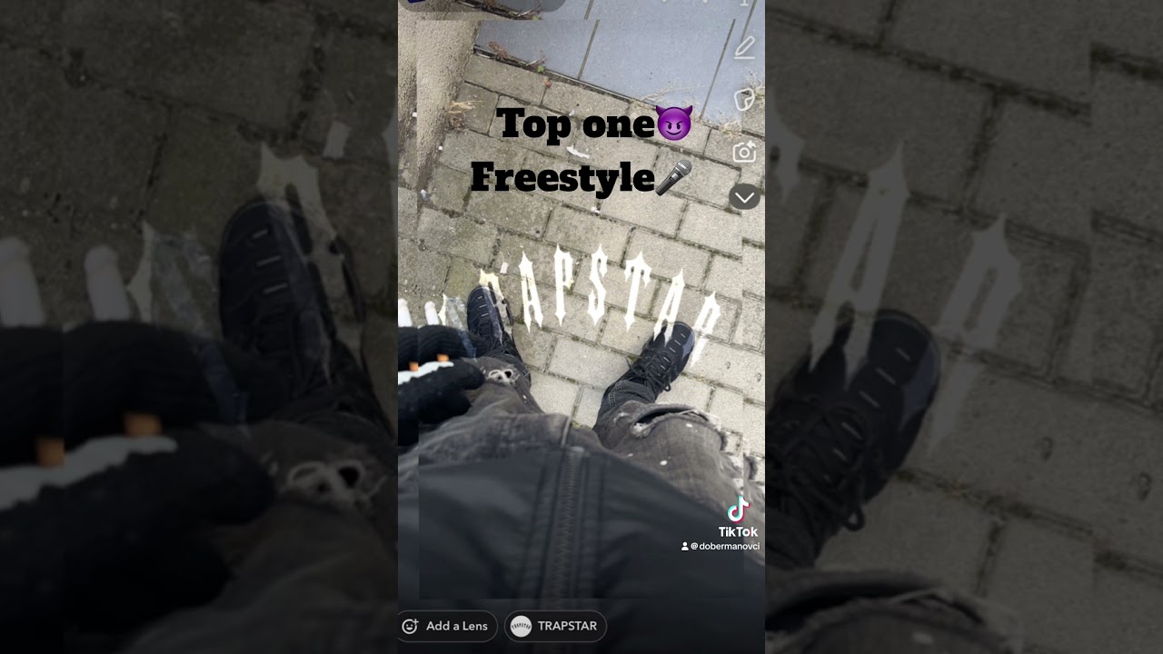 freestyle z hlavy #nonstop #trap #rap #street #freestylerap top one
