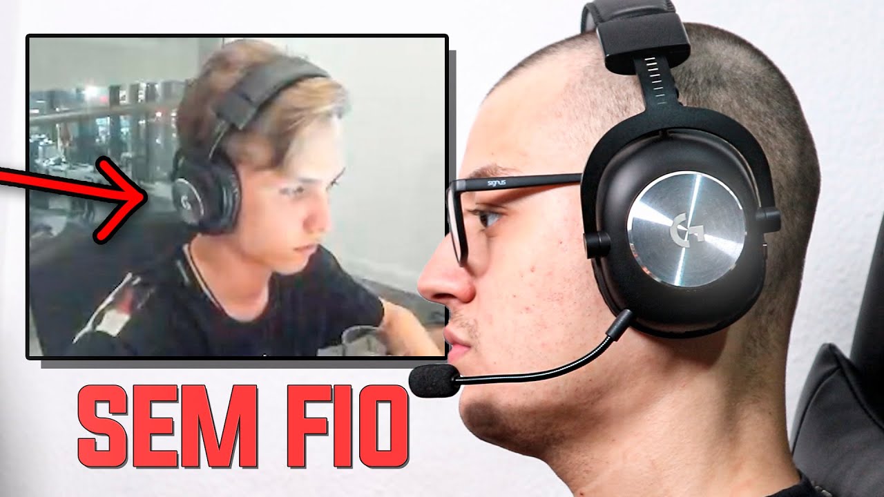 Consegui! Peguei o HEADSET que o M0NESY usa pra jogar CS:GO - Logitech G PRO X (Wireless)