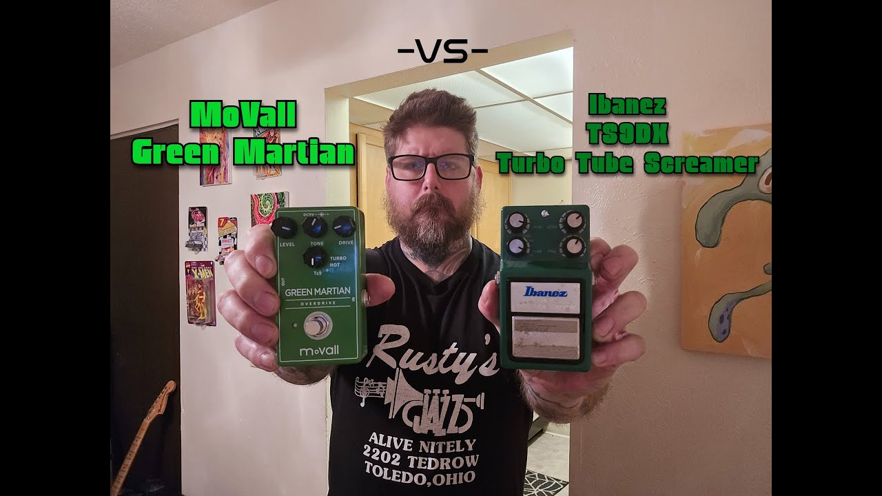 Movall Green Martian vs Ibanez TS9DX Shootout !!