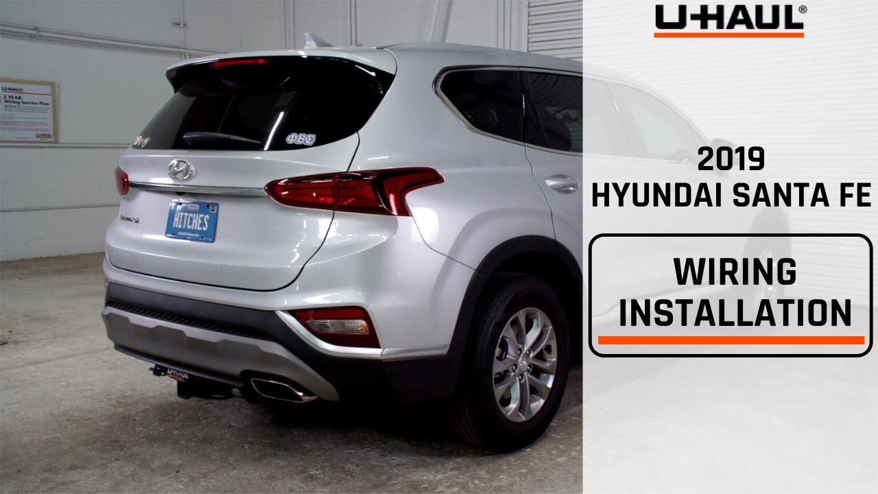 2019 Hyundai Santa Fe Trailer Wiring Harness Installation