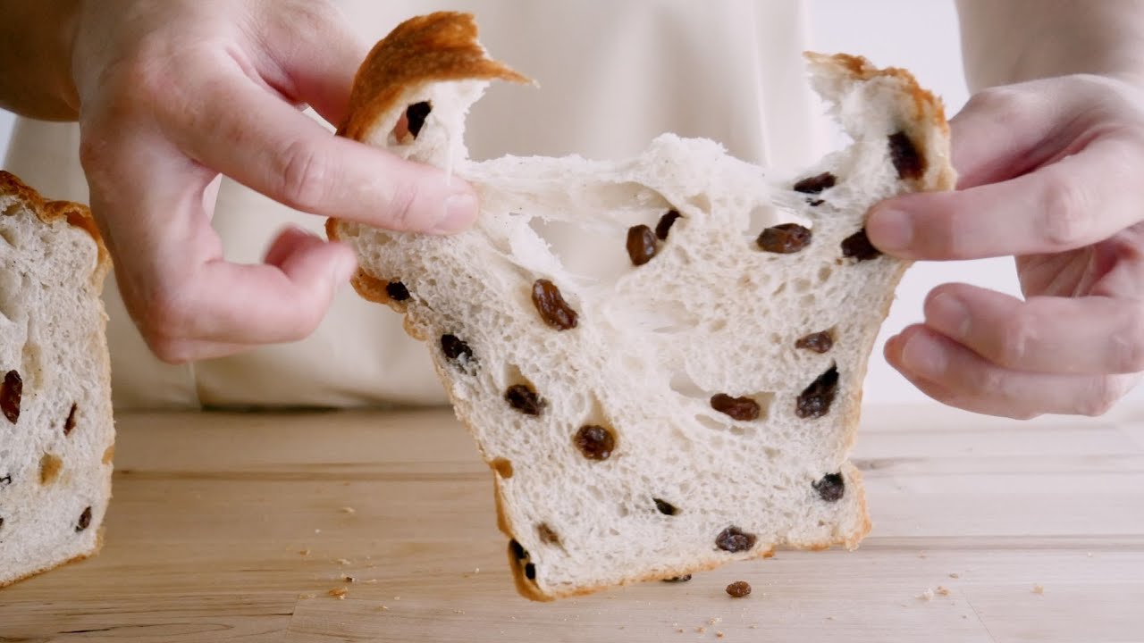 【ASMR】Cinnamon Raisin Bread Recipe【シナモンレーズンパン　レシピ】