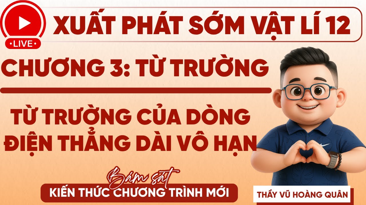 [VẬT LÍ 12 CHƯƠNG 3] Từ Trường Của Dòng Điện Thẳng Dài Vô Hạn II Lý Thầy Quân