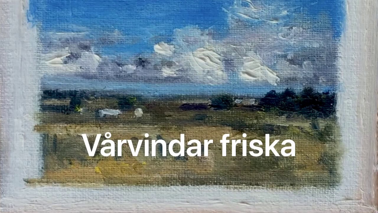 Vårsång valborg: Vårvindar friska (lyrics/text, tre verser)