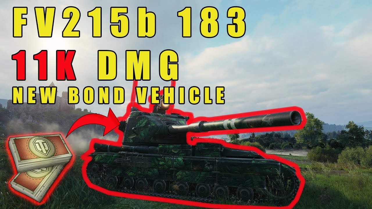 11K dmg with a FV215b 183 NEW BOND VEHICLE *Deathstar*
