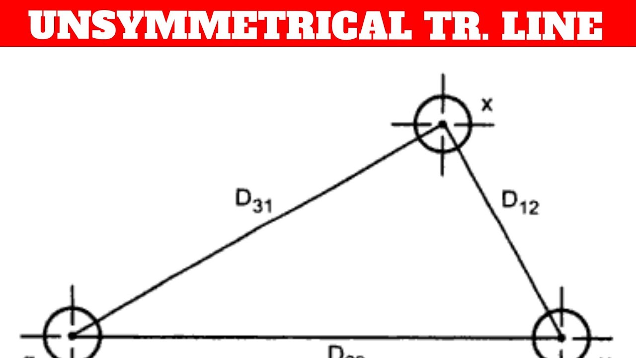 Inductance of 3 phase Unsymmetrical Transmission line(Tamil) | Power Systems | EE