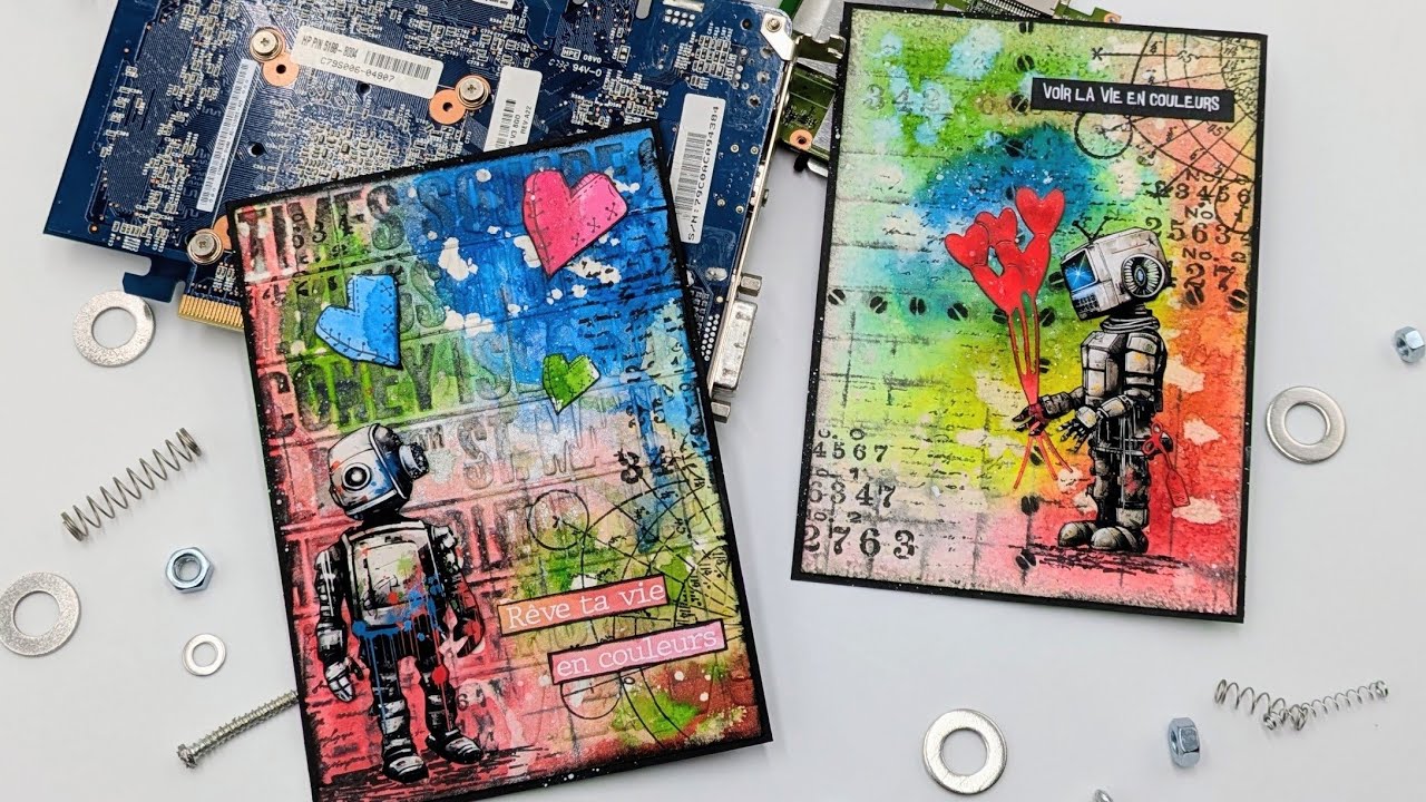 Carte d'amitiés ou de  st valentin avec @LemonCreationART