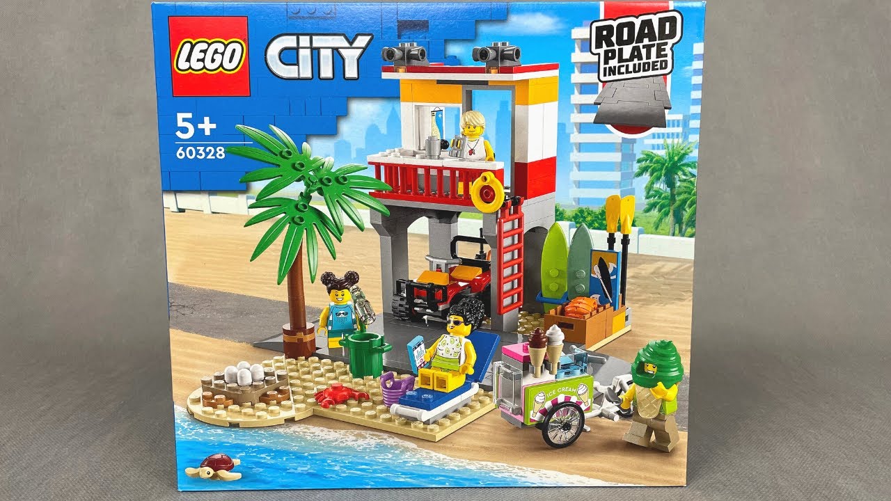 LEGO CITY 60328 | STANOWISKO RATOWNICZE NA PLAŻY | RECENZJA