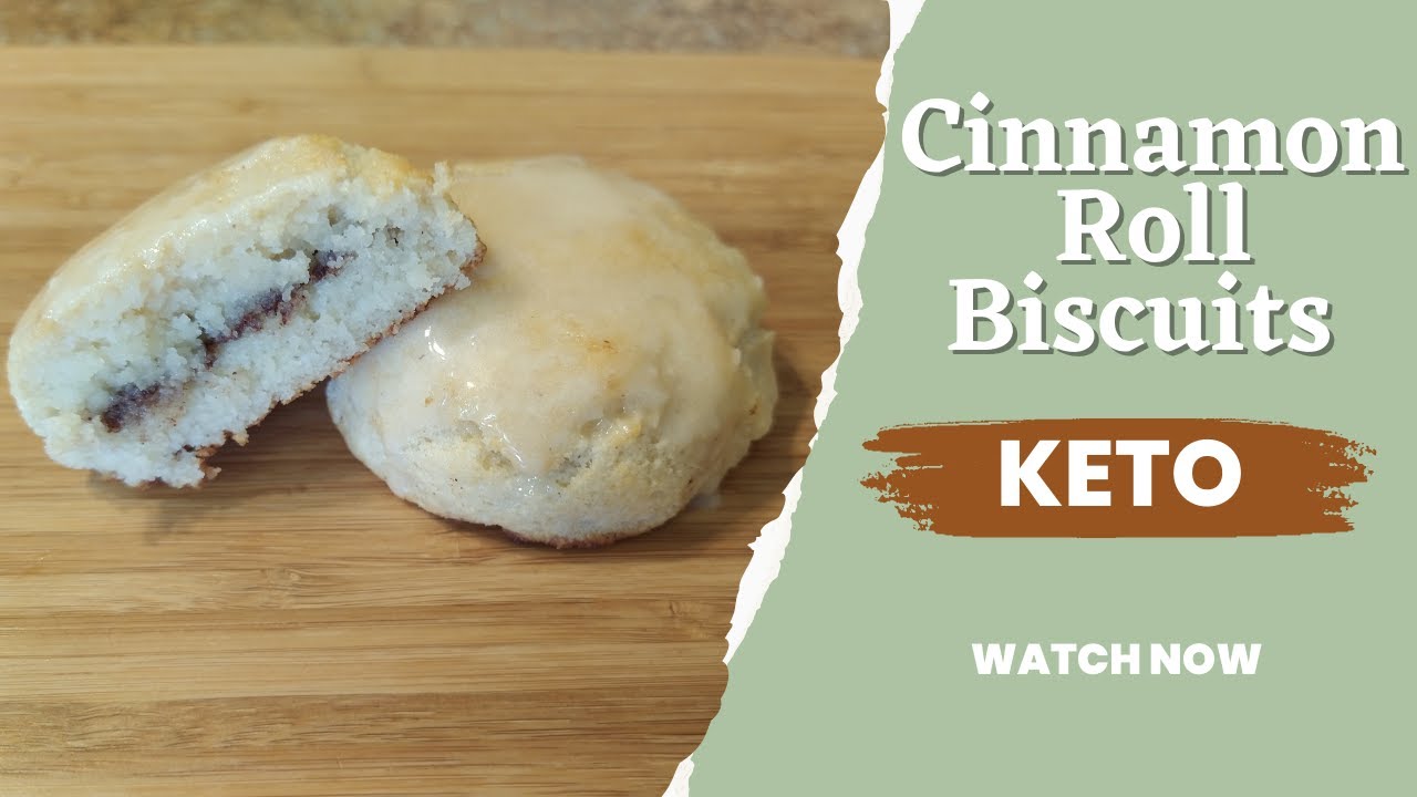 KETO Cinnamon Roll Biscuits