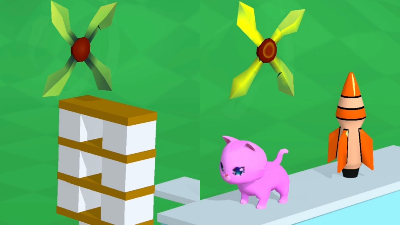 Don't Slice The Cats! Very Satisfying And Relaxing ASMR Slicing Game