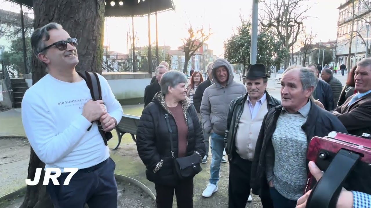 Desgarrada ao final da tarde em Guimarães com dois Domingos 1/3/26 🪗🇵🇹🌏