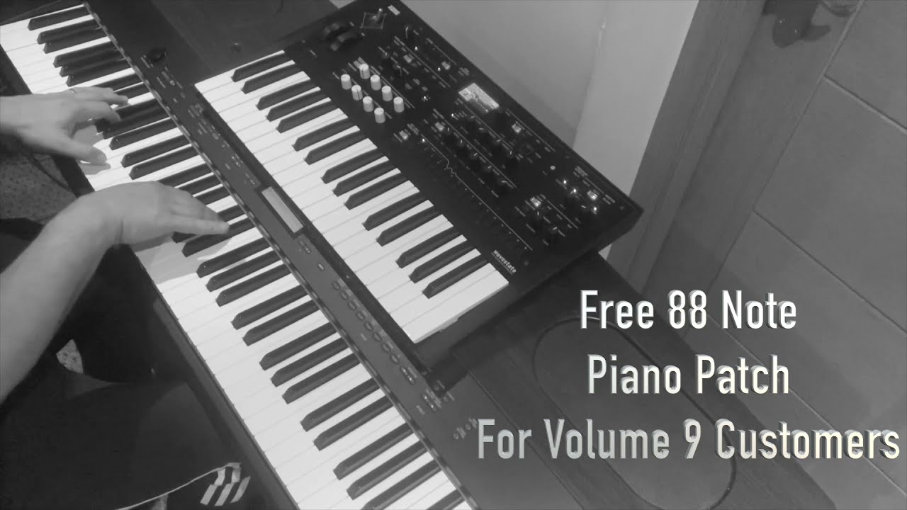 Korg Wavestate 2.0:-  88 Note Stereo Piano - Preset