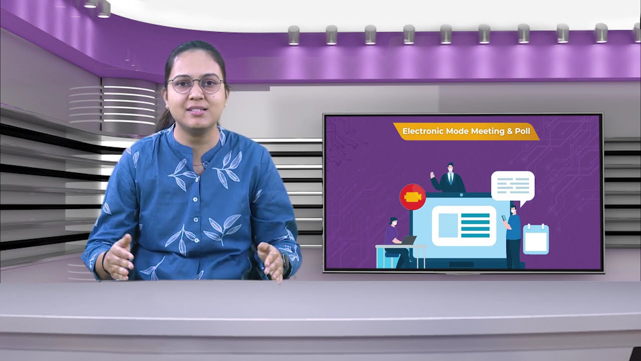 Electronic Mode Meeting & Poll #ch3 #swayamprabha