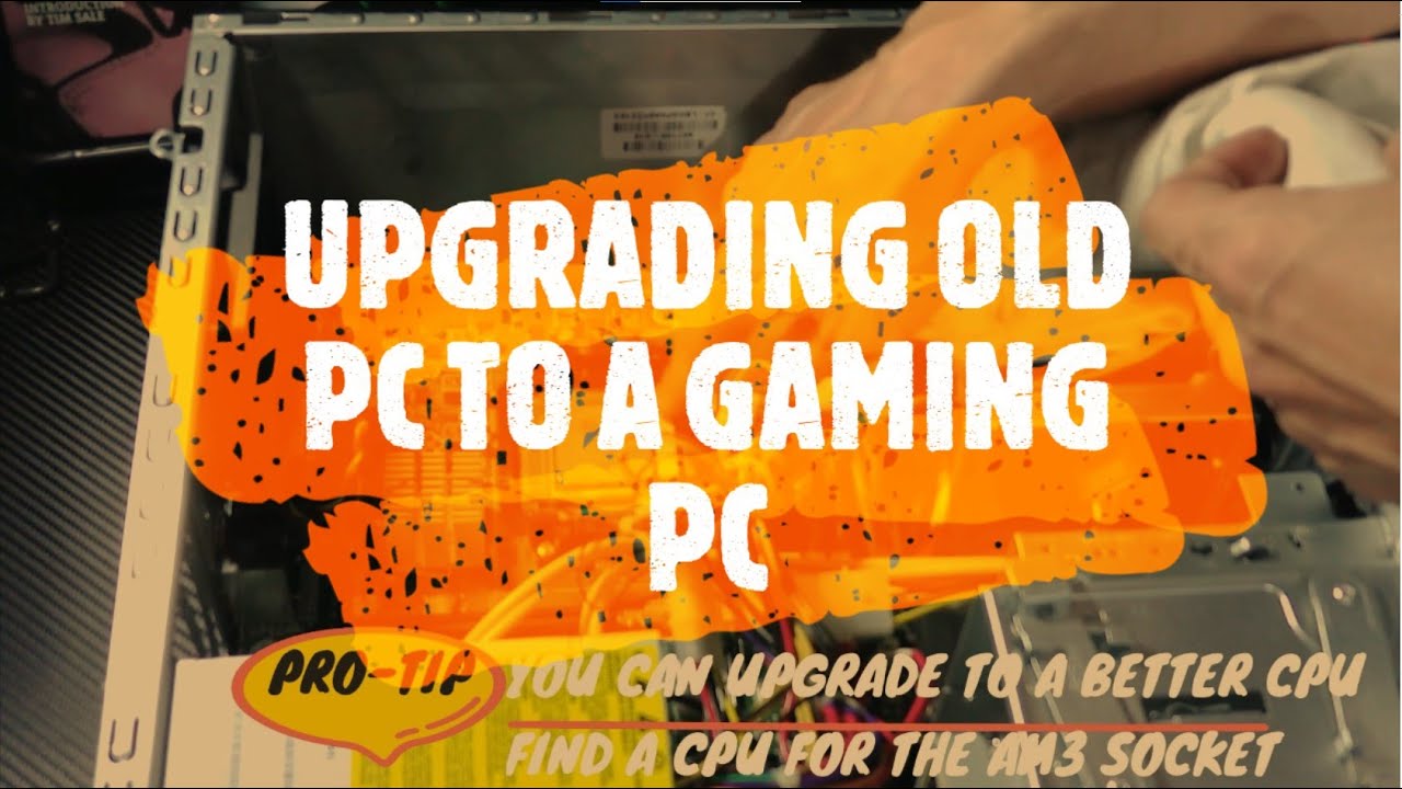 Old PC Upgraded to a Gaming PC Taking a HP Pavilion P6000 and adding a GPU and SSD for max speeds