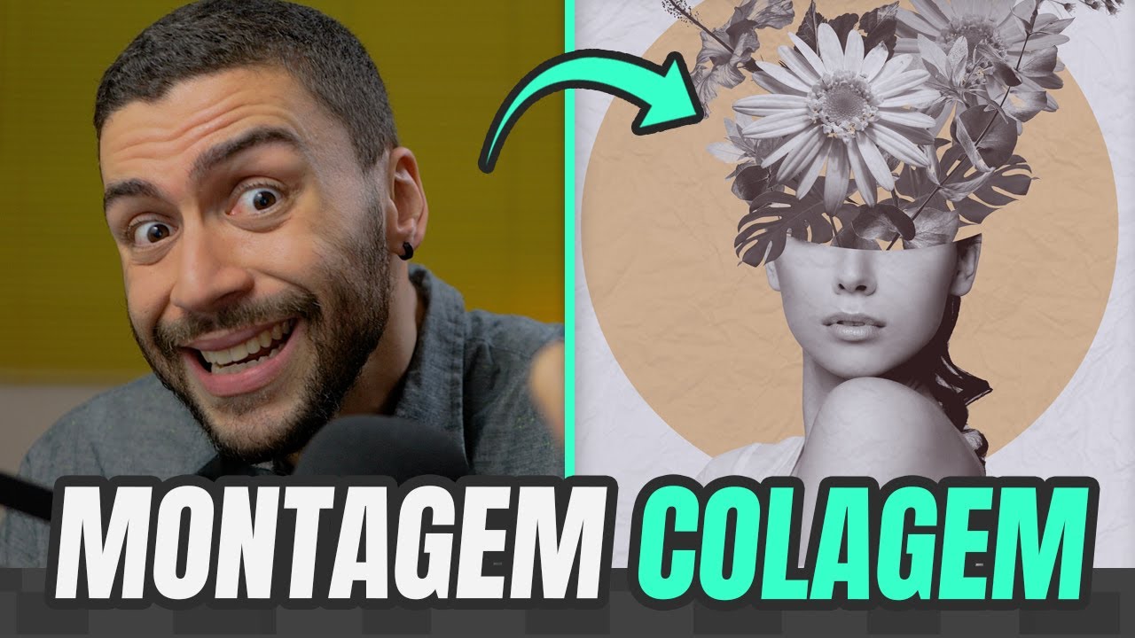 Montagem COLAGEM no Photoshop | Tutorial Photoshop
