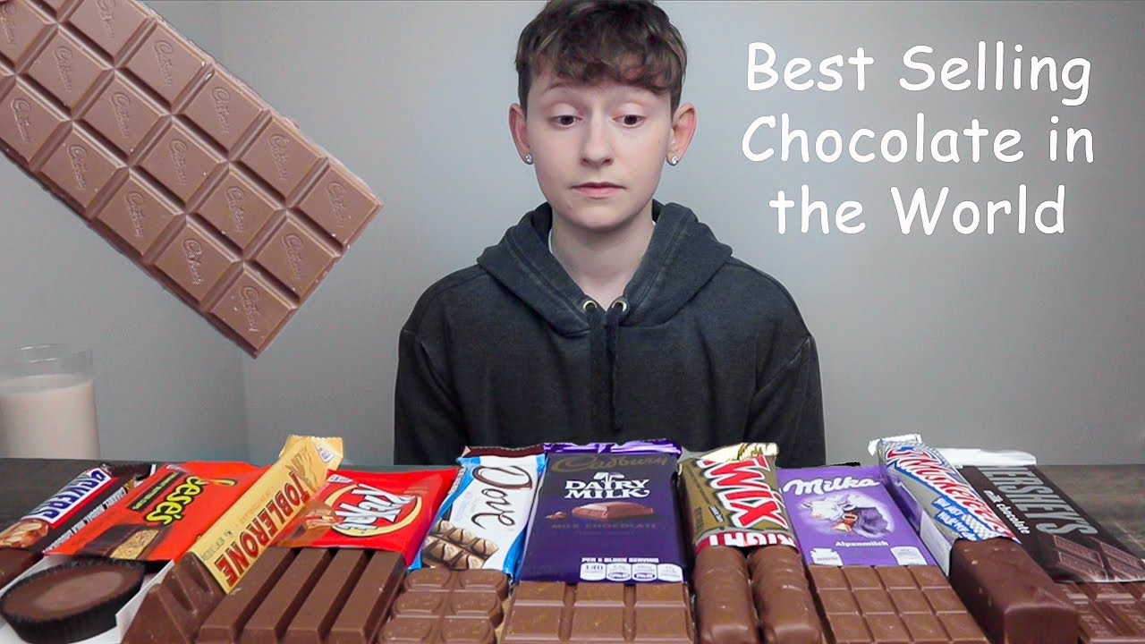 ASMR Best Selling Chocolate Bars In The World *Milka, Cadbury, Toblerone, Snickers, Dove, Reese's