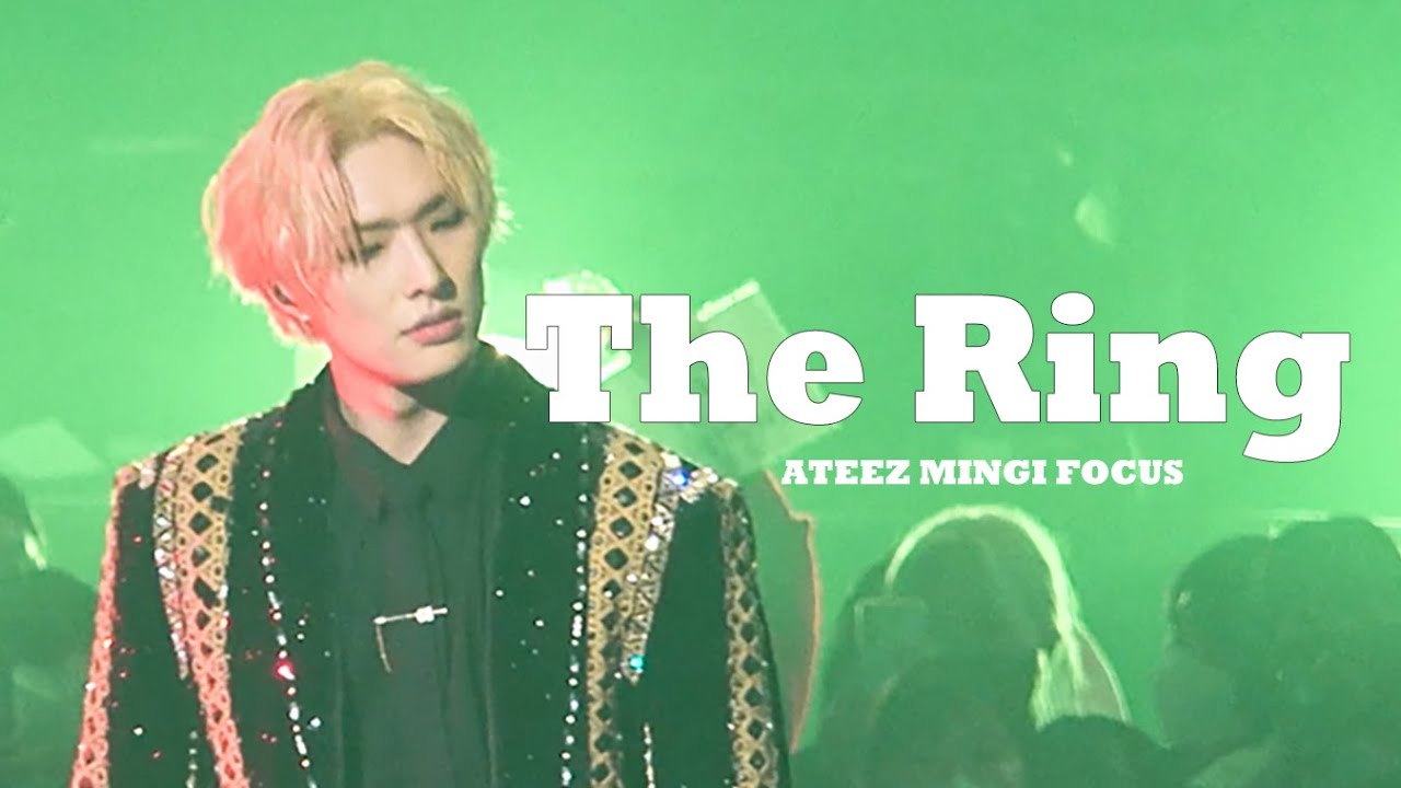 221029 THE FELLOWSHIP: BREAK THE WALL IN SEOUL 서울콘 에이티즈 민기 - The Ring 더링 직캠 | ATEEZ MINGI FANCAM