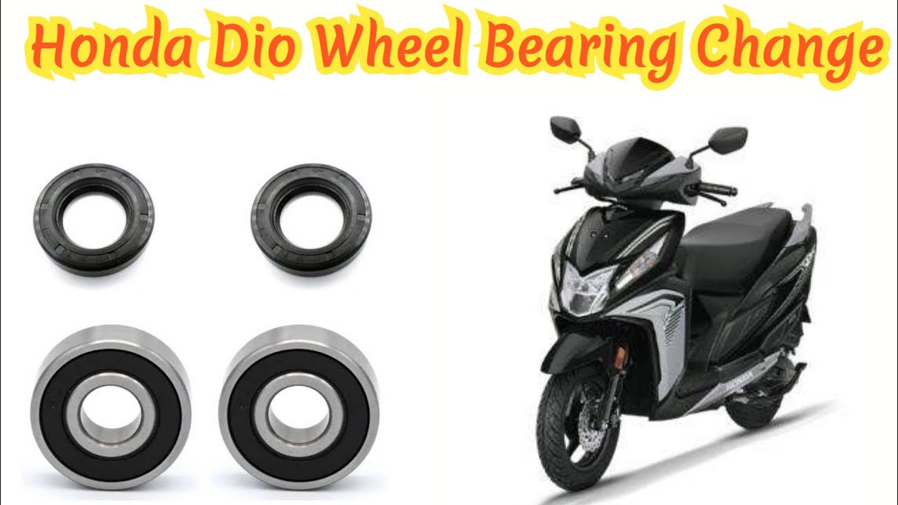 Honda Dio Wheel Bearing Change | Gear Box Bearing Change