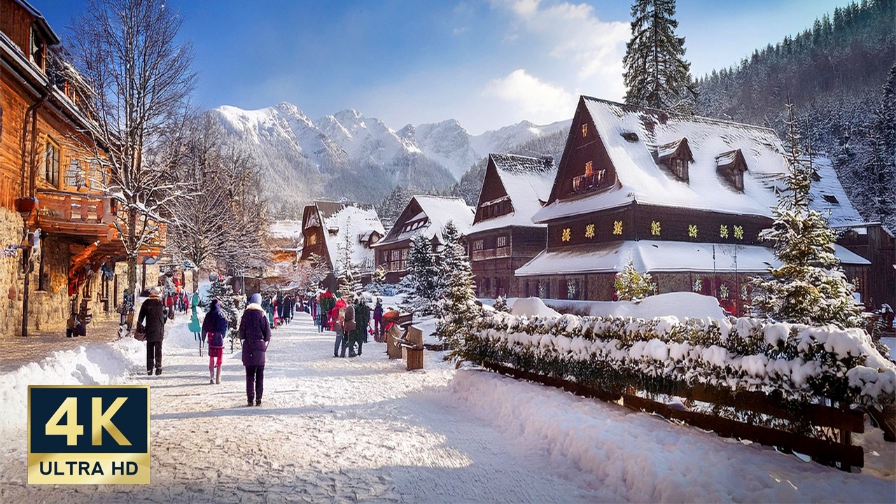 Zakopane Poland 4K Town and Gubałówką Walking Tour 2024