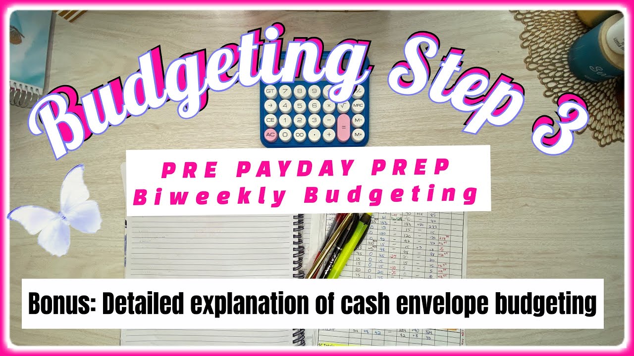 PRE PAYDAY PREP | Budget with me | Bonus: Explaining the cash envelope budget method