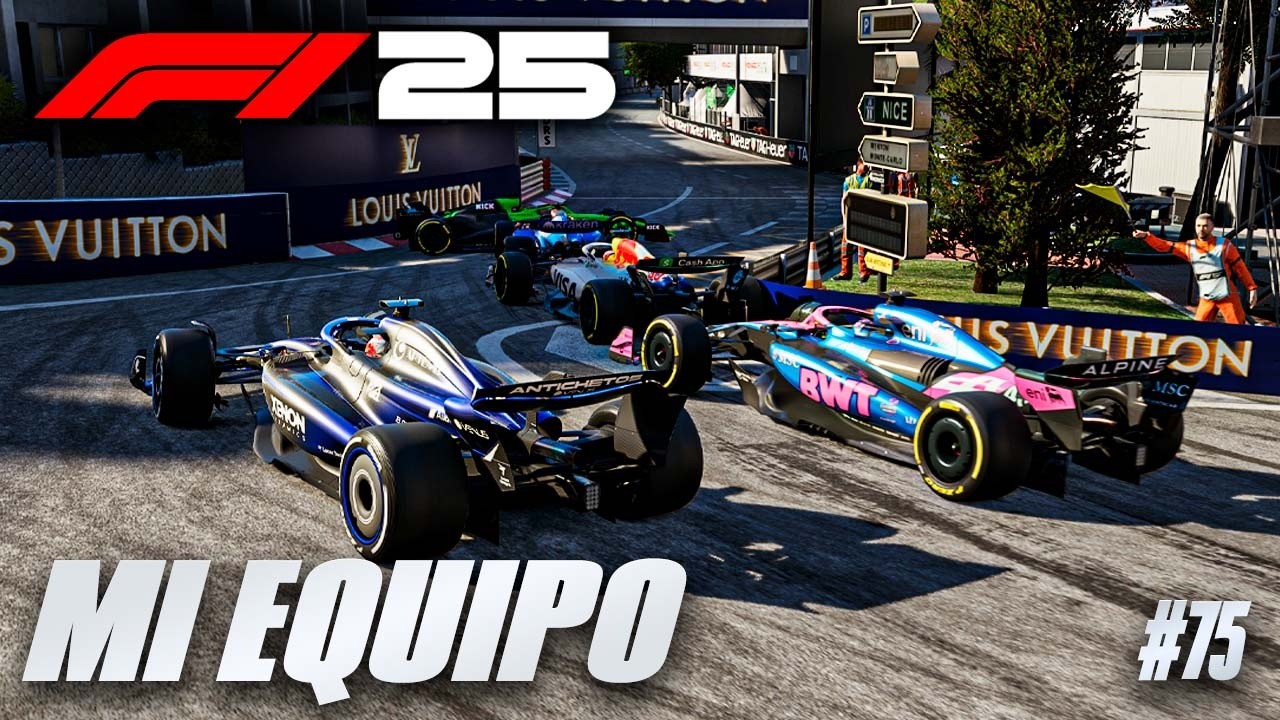 LAS CALLES DE MÓNACO NO PERDONAN | F1 25 MI EQUIPO: MONTE CARLO T4