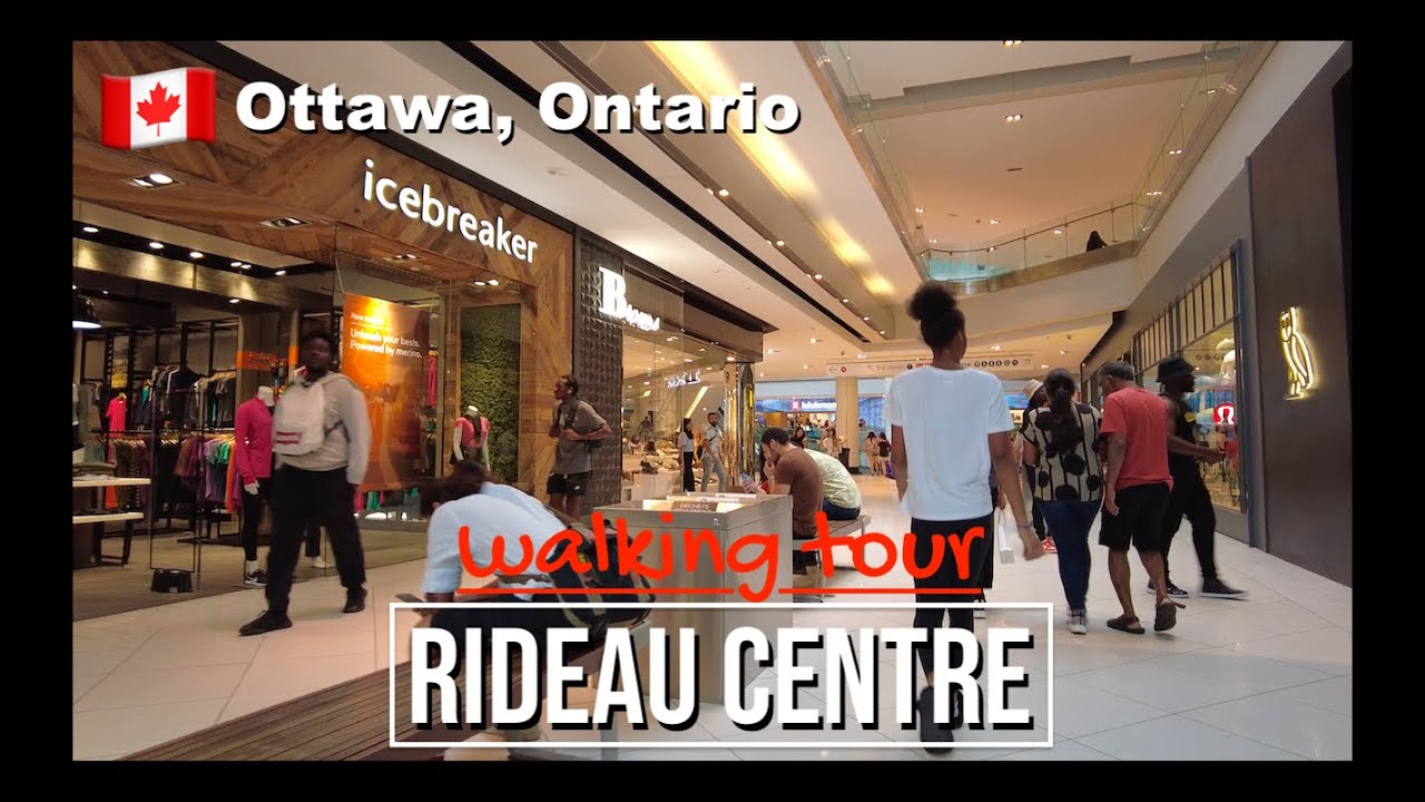 🇨🇦 Walking Tour | RIDEAU CENTRE | Ottawa, Ontario, Canada. [4K]