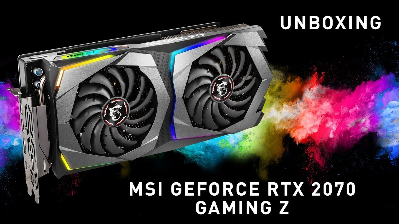 Розпаковуємо та розбираємо відеокарту MSI GeForce RTX 2070 GAMING Z 8G