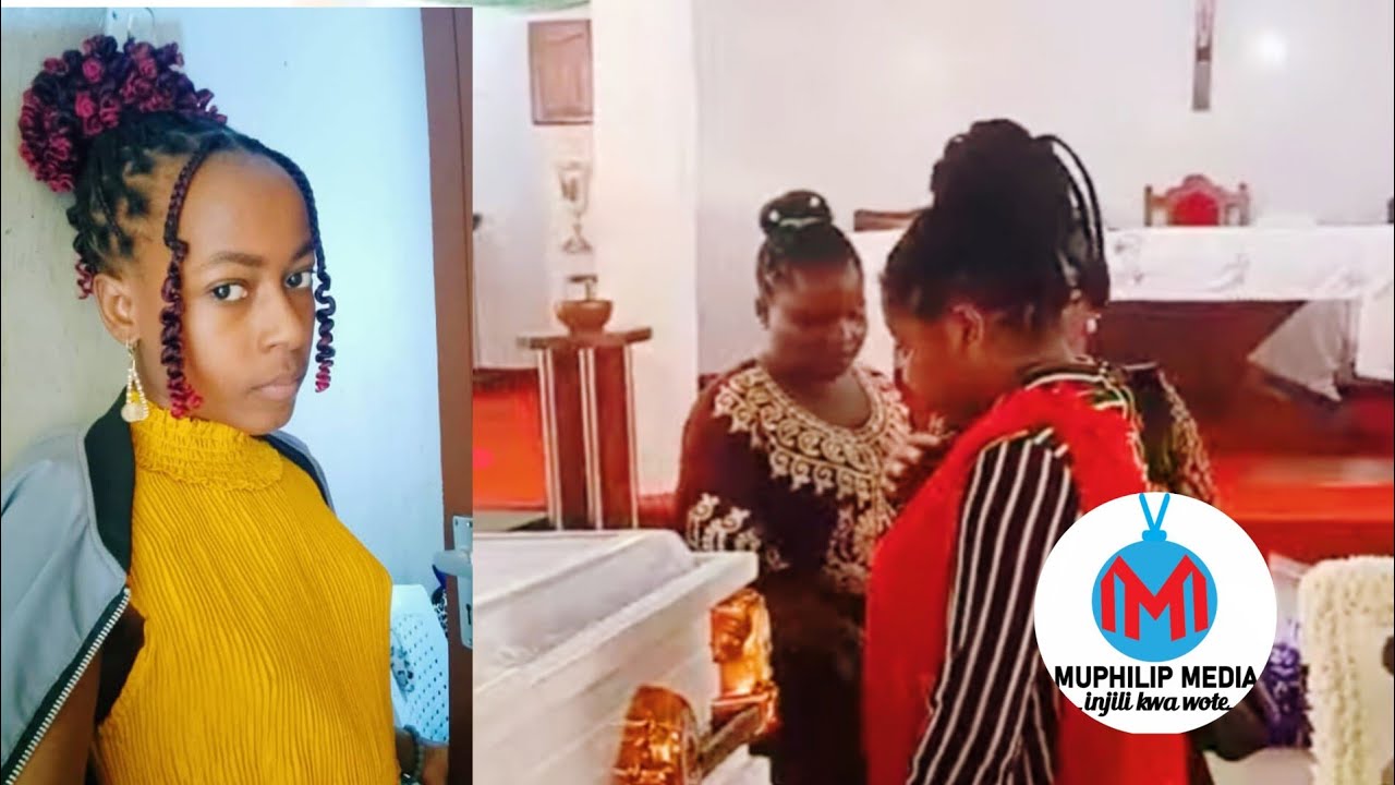 WAAMINI PAROKIA YA BUNJU ALIVYOMUAGA PASKALINA JOHN ADOLF MTOTO WA KATEKISTA JOHN ADOLF