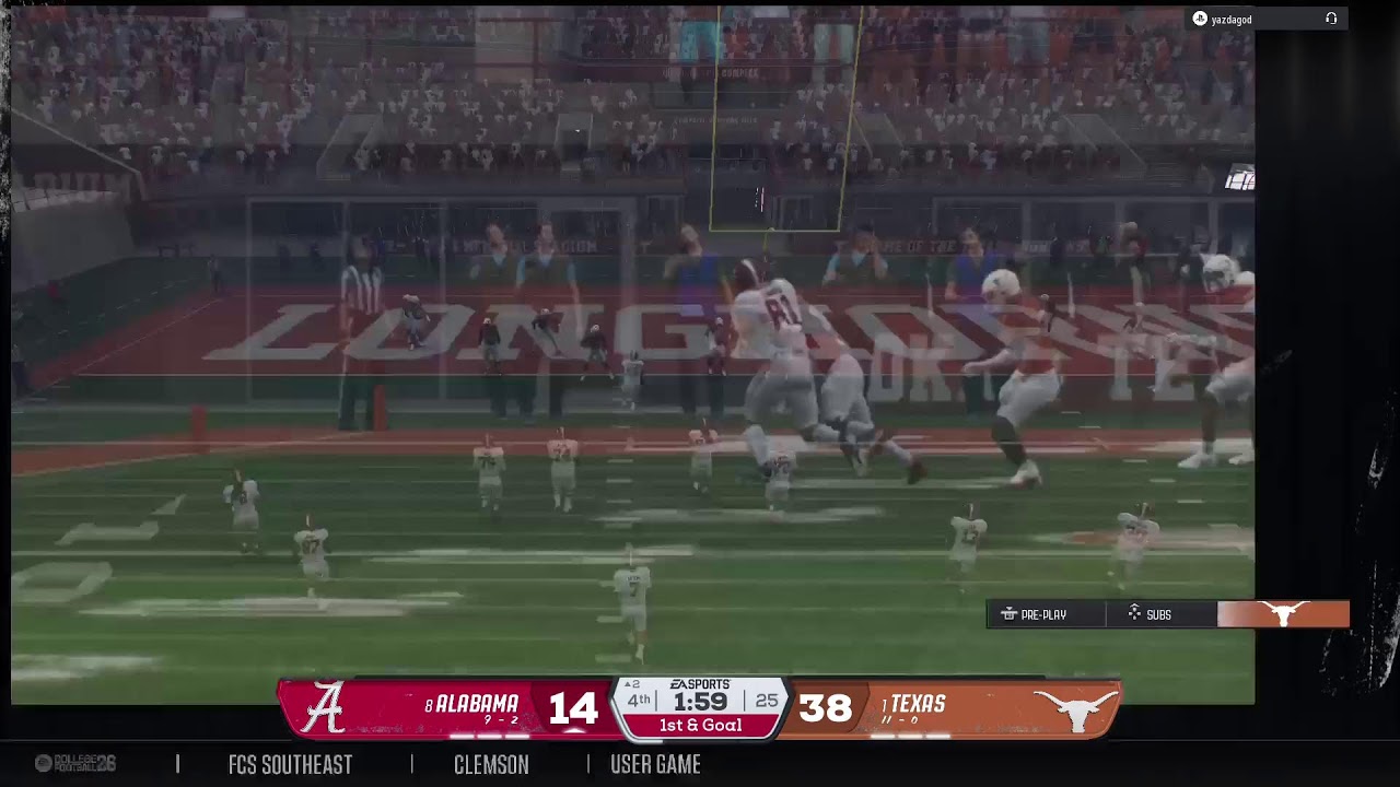 Gridiron Gang Y3 Week 12 1 Texas Vs 8  Alabama