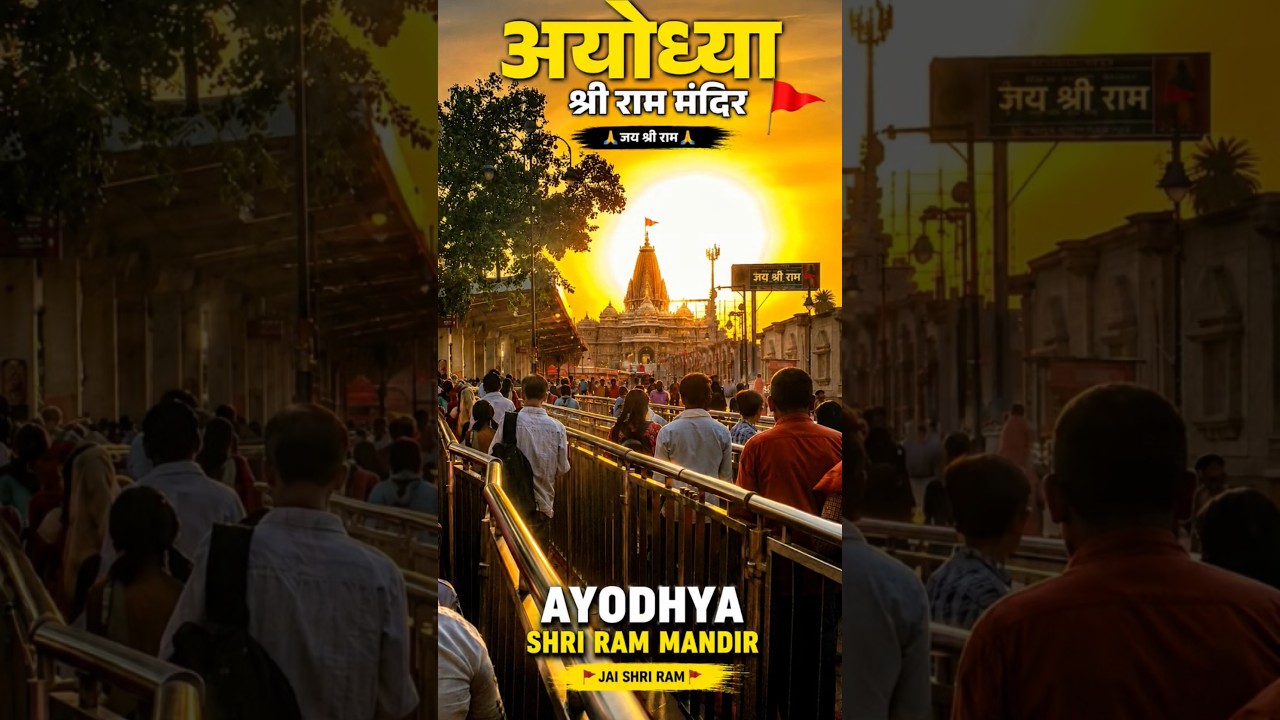 Shri Ram Janmabhoomi Ayodhya Darshan 🙏🚩 | Ram Mandir Ayodhya #shorts #ram #ayodhya #youtubeshorts