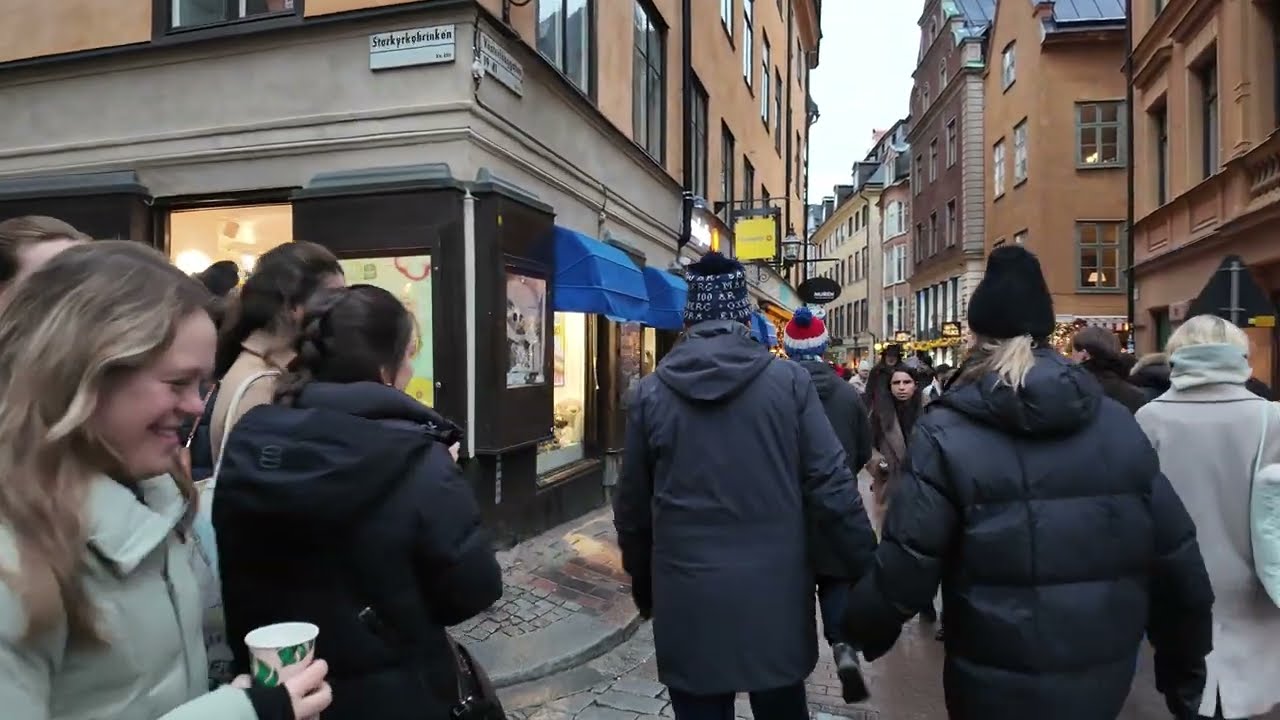 Stockholm City Centre Winter Walk 🌞💸 | Sweden’s Capital in 4K 🇸🇪  Stockholm UHD